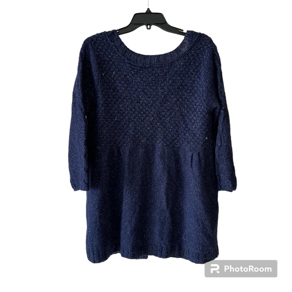 Twinkle by Wenlan Women's Button Down Cardigan, Size: M, Color: Blue - Picture 2 of 8